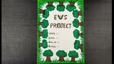 evs project for class 5