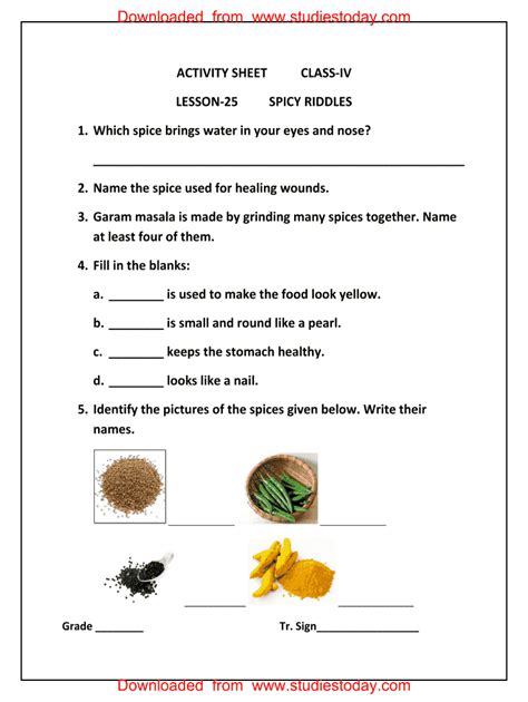 evs questions for class 4 with answers pdf download