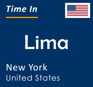 exact time in lima and new york