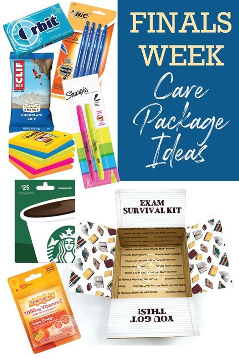 Exam Care Package List