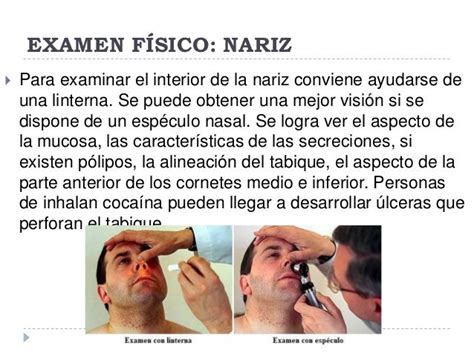 examen fisico de la nariz