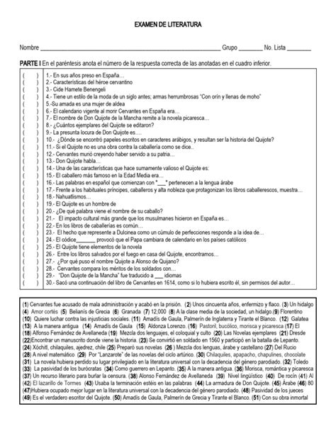 examen miguel de cervantes