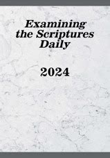 examining the scriptures daily 2024 jw