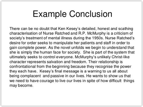 Example Conclusion Of Biography