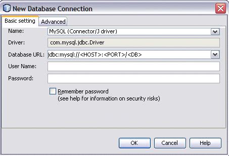 Example Connection Mysql
