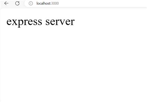 Example Express Server