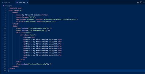 Example Index.php File