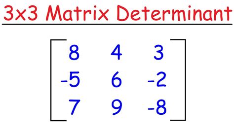 example of 3x3 matrix