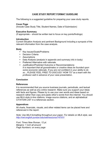 example of a case study report pdf