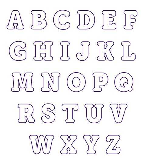 example of alphabet pattern