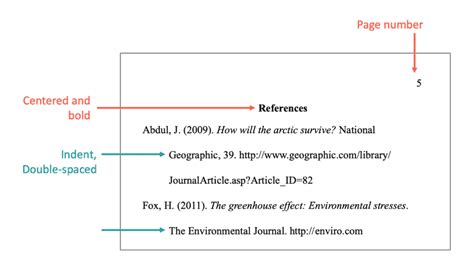 example of apa format citation page