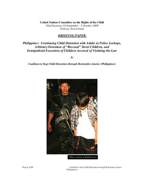 example of arbitrary detention in the philippines