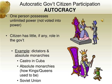 example of autocracy government