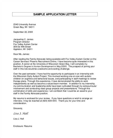 example of basic application letter