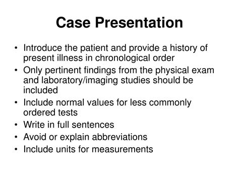 example of case report presentation