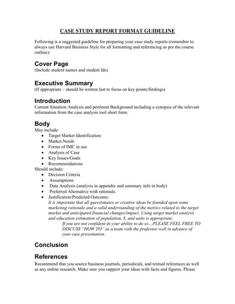 example of case report study