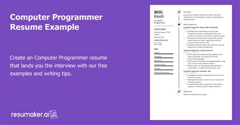 Example Of Computer Programmer