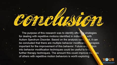 example of conclusion for project work