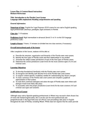 example of content based instruction lesson plan