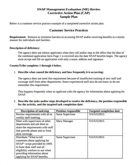 example of corrective action in the workplace
