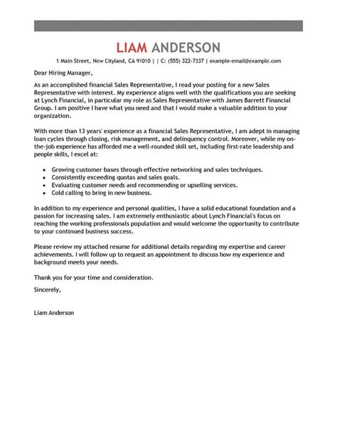 example of cover letter for sales representative