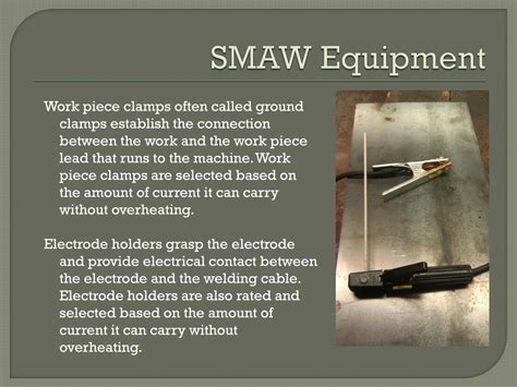Example Of Cutting Tools In Smaw