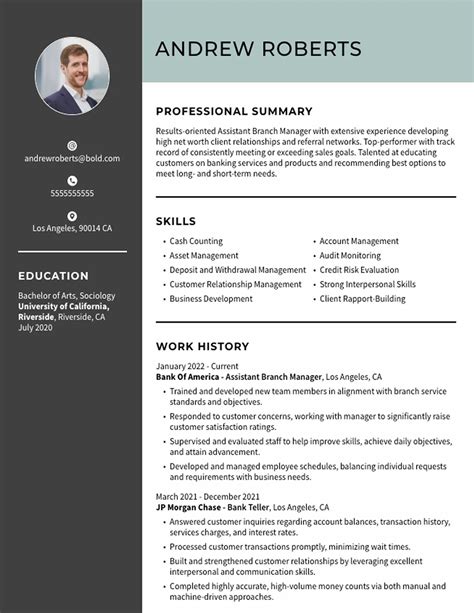 Example of CV