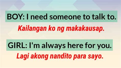 example of dialogue conversation tagalog