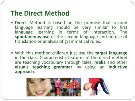 example of direct method of teaching