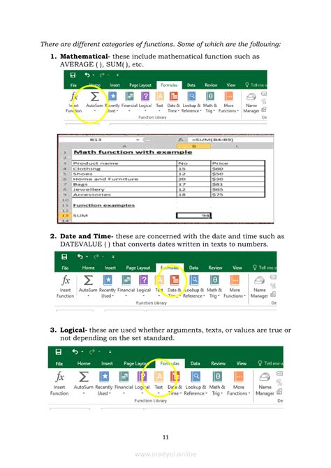 Example Of Electronic Spreadsheet Package