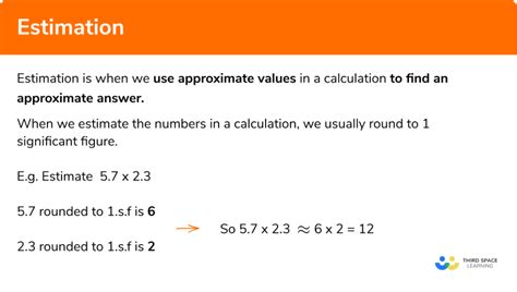 example of estimate in math