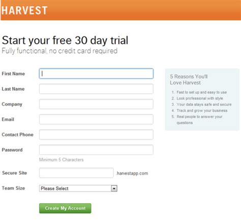 example of form page