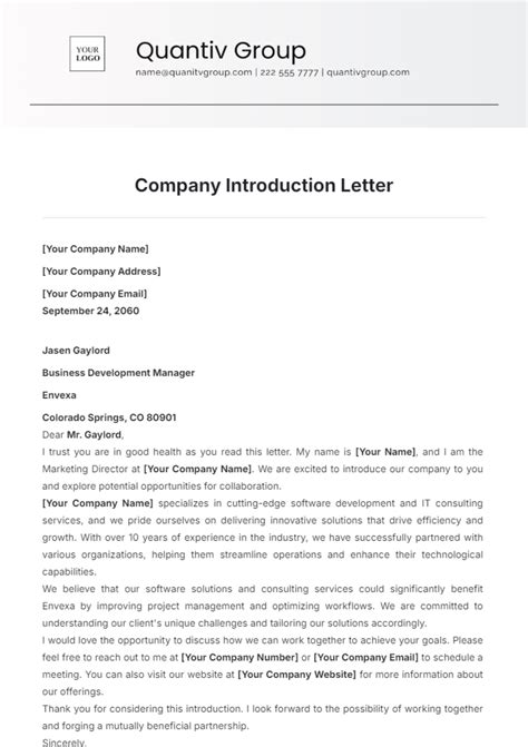 Example Of Letter Introducing Latest Catalog
