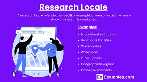 example of locale of the study in quantitative research