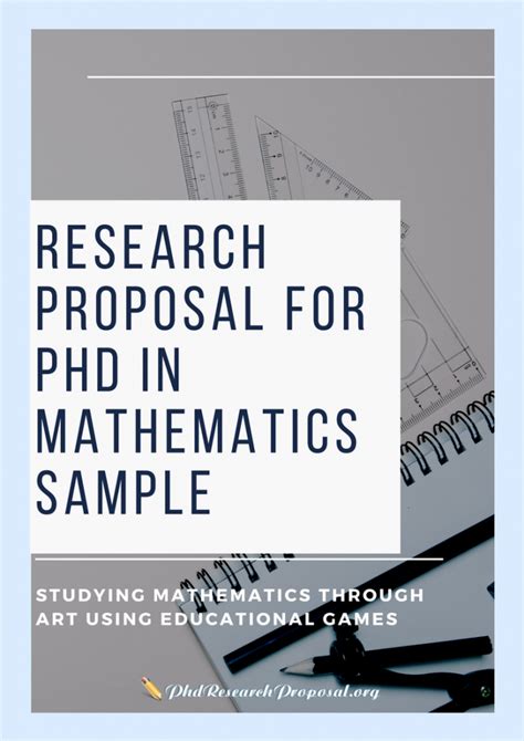 example of math project proposal