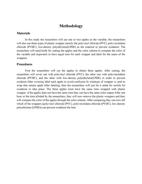 example of methodology in research tagalog