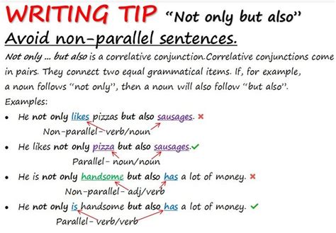 example of non parallel sentence