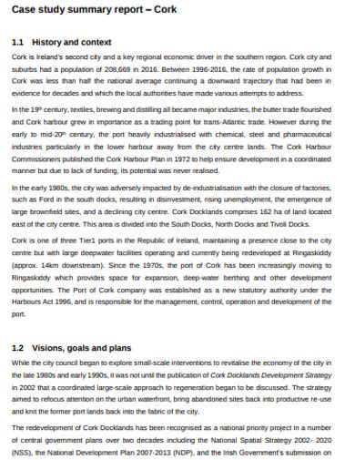 example of overview in case study