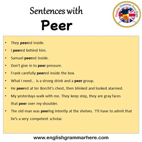 Example Of Peer Group In A Sentence