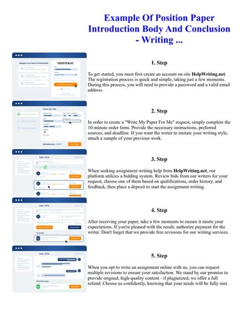 example of position paper with introduction body and conclusion brainly