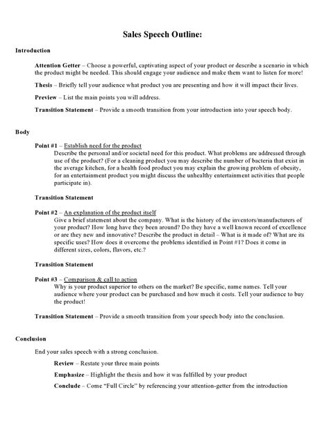 example of presentation outline