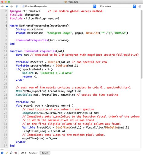 example of procedure in programming