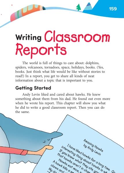 example of reporting in class