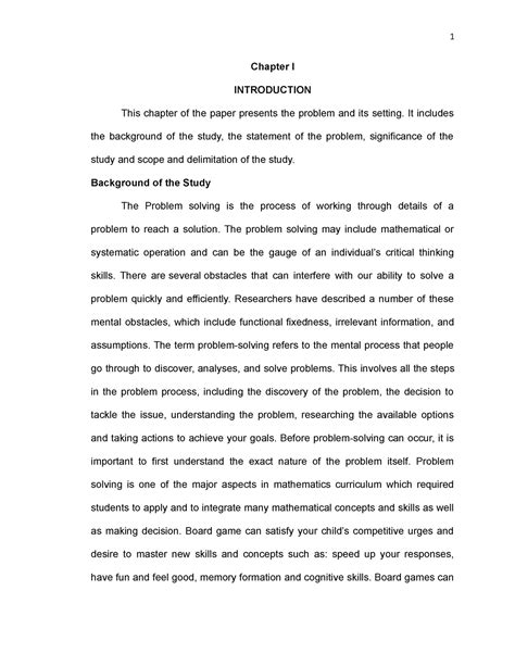 example of research paper chapter 1 introduction