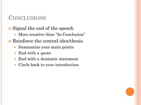example of speech with introduction body and conclusion for students