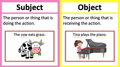 example of subject and object