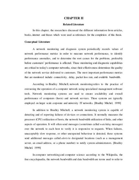example of synthesis in thesis chapter 2