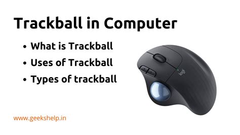 Example Of Trackball In Computer