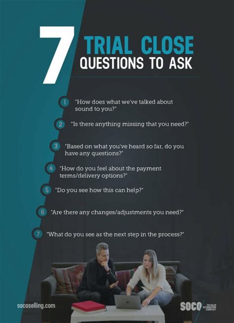 example of trial close questions