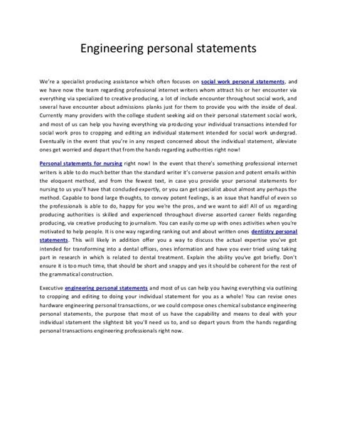 example of ucas personal statement for engineering